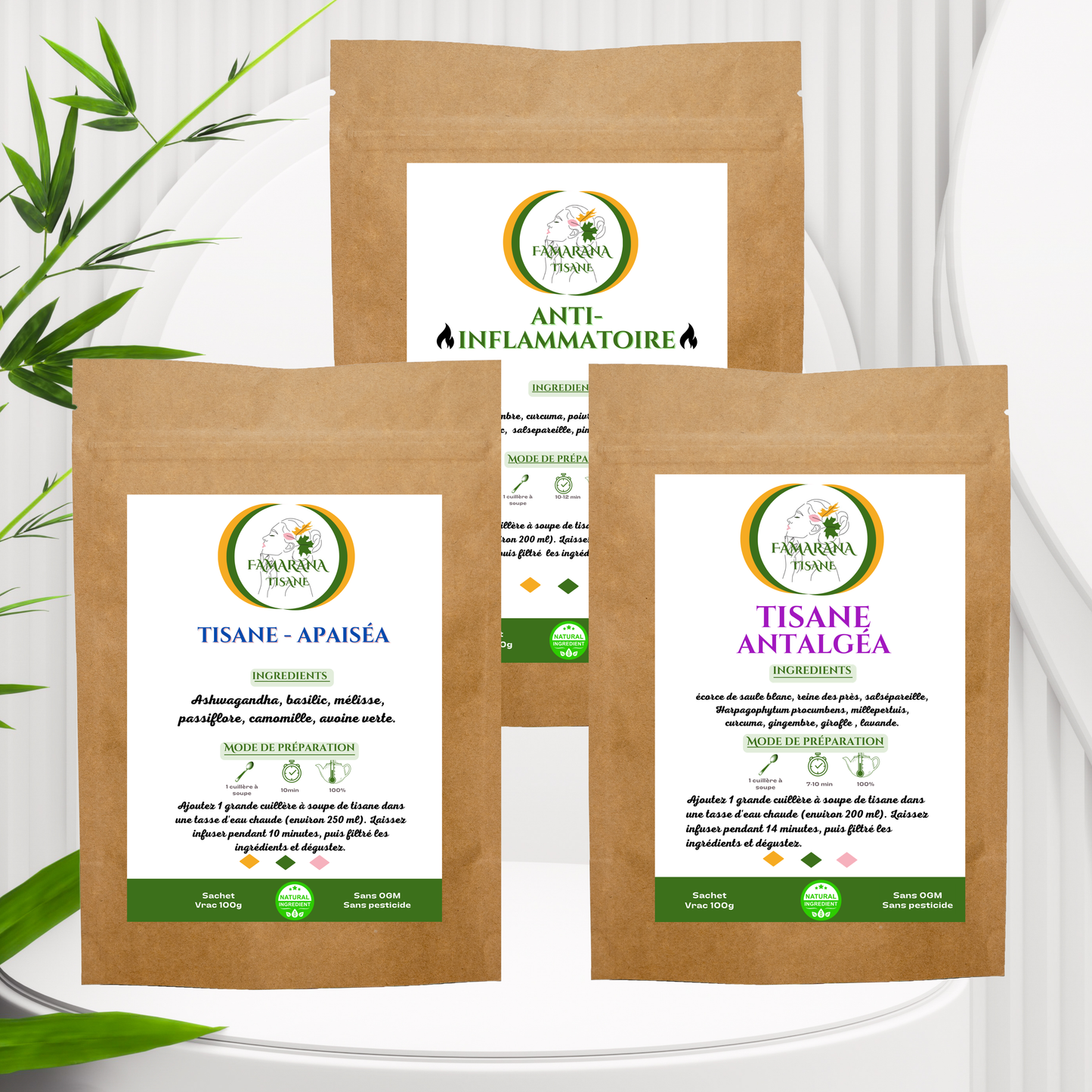 PACK - L’ECHO DU CALME - DOULEUR - STRESS - INFLAMMATION